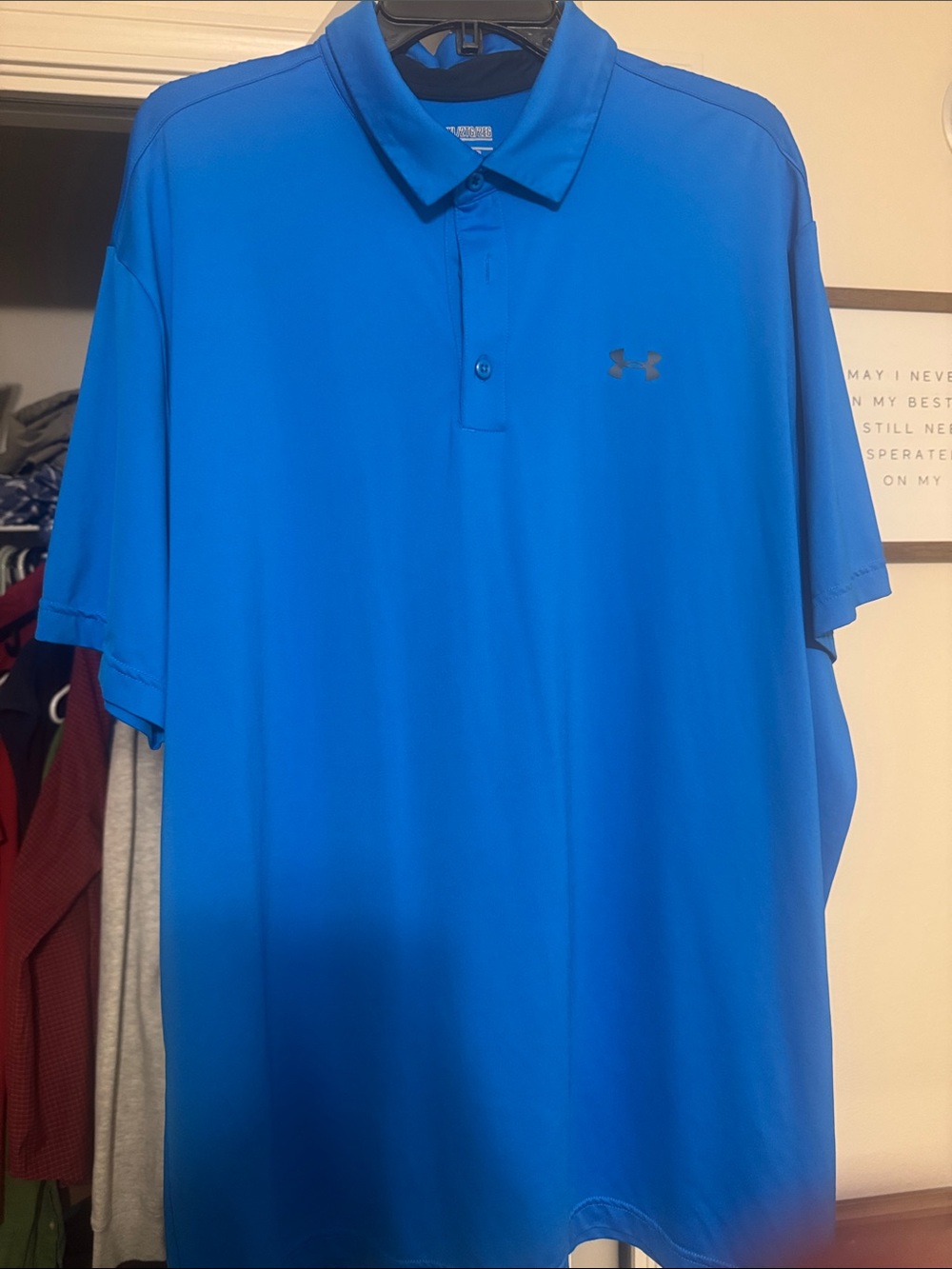 Under Armour Men's Royal Blue Performance Polo